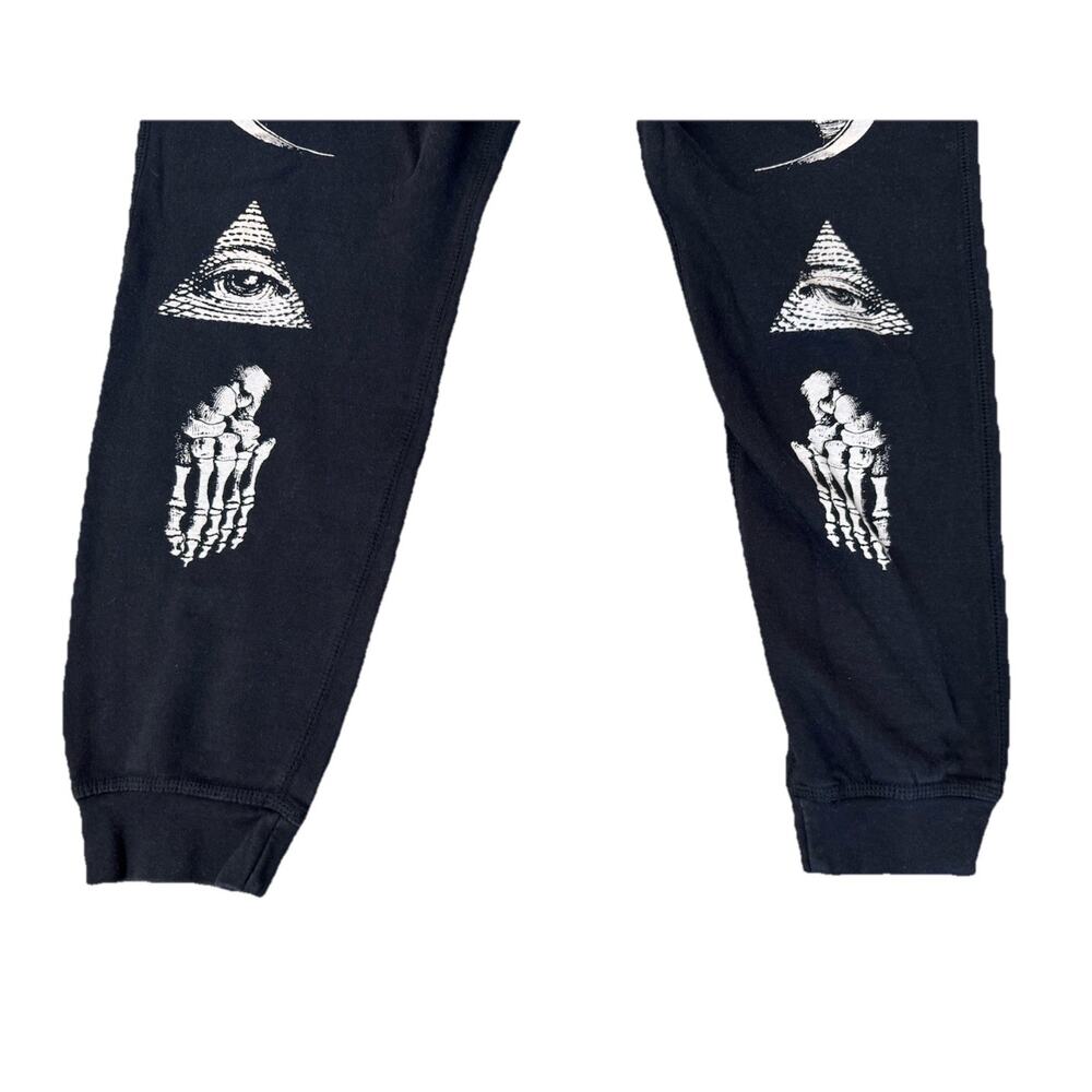 BLACKCRAFT Cult IV Graphic Sweatpants Occult Symbol Joggers Gothic Steampunk XL - Picture 3 of 7